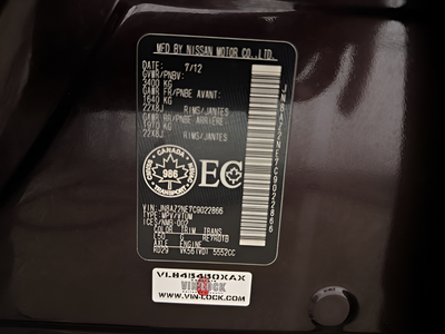 2012 INFINITI QX56 Base