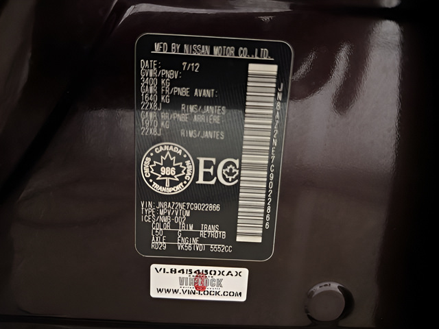 2012 INFINITI QX56 Base