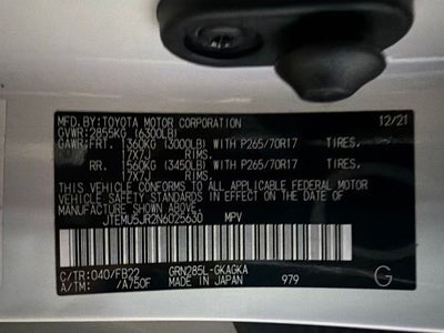 2022 Toyota 4Runner SR5