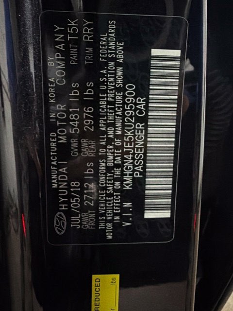 2019 Genesis G80 3.8