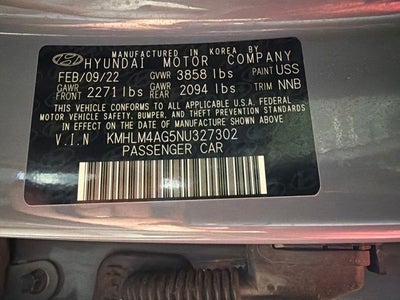 2022 Hyundai Elantra SEL