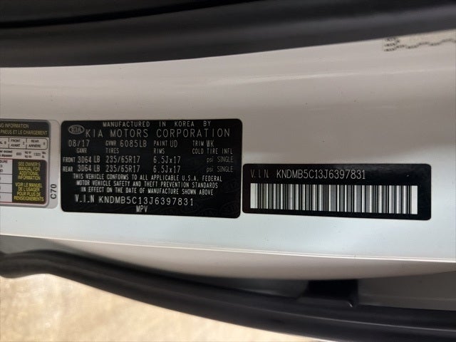 2018 Kia Sedona LX