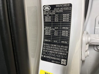 2020 Land Rover Range Rover Evoque S