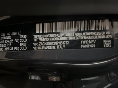 2022 Jeep Renegade Latitude 4x4