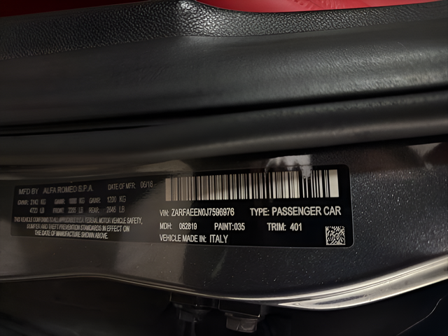 2018 Alfa Romeo Giulia Ti Sport